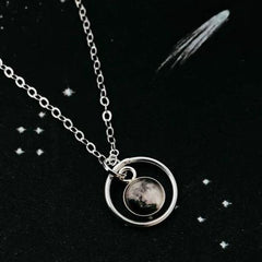 My Moon Mini Necklace with Custom Lunar Phase