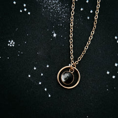 My Moon Mini Necklace with Custom Lunar Phase