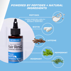 Petal Fresh Pure Hair ResQ Thickening Biotin Activation Pro-Growth Serum, 5oz
