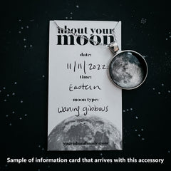 My Moon Mini Necklace with Custom Lunar Phase